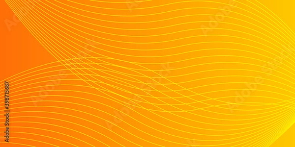 Fototapeta Neon smooth wave digital abstract line background