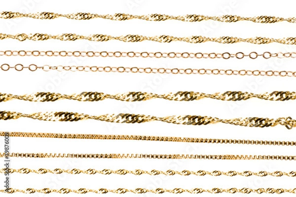 Obraz Gold chains