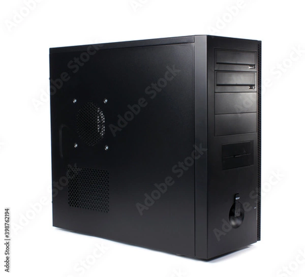 Fototapeta computer case 3d view