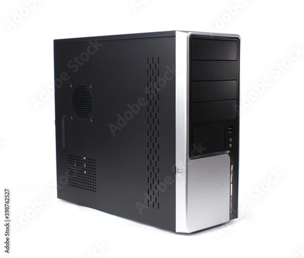 Fototapeta computer case 3d view