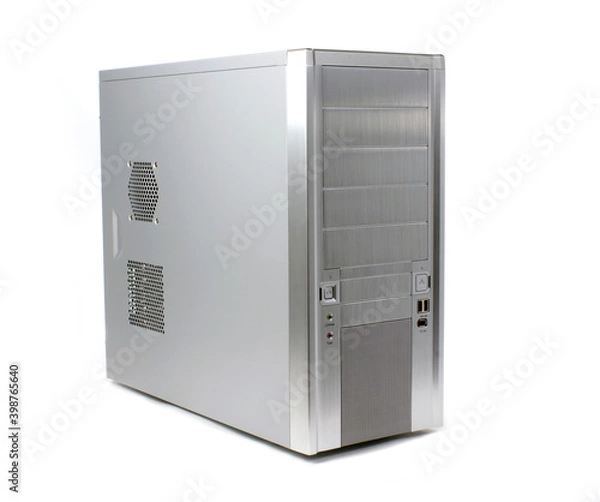 Fototapeta computer case 3d view