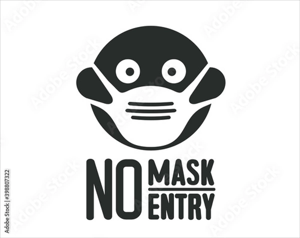 Obraz no mask no entry