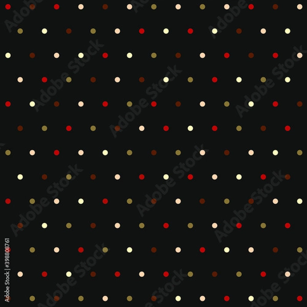 Obraz colorful polka dot seamless pattern 