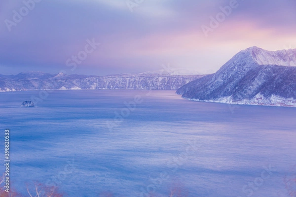 Fototapeta 朝の摩周湖