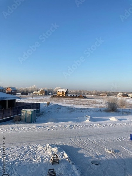 Obraz landscape with snow