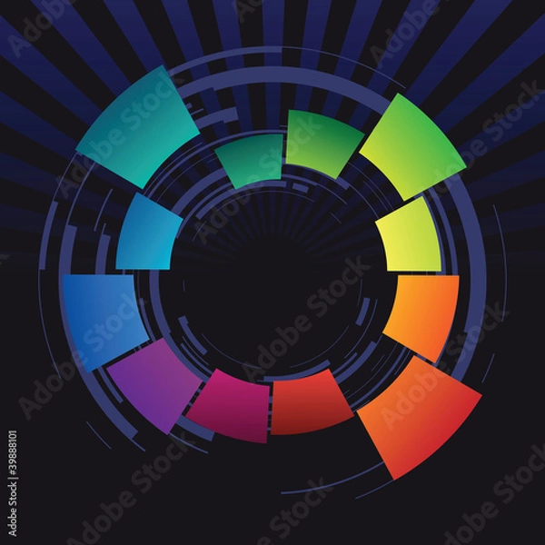 Obraz abstract swirl background