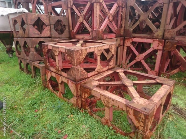 Fototapeta old wheel