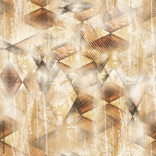 Fototapeta Geometric ethnic pattern seamless design