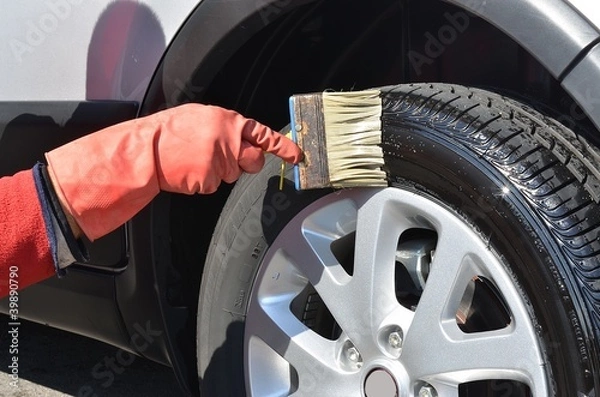 Fototapeta Nero gomme