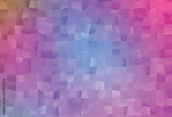 Fototapeta Light Pink, Blue vector polygon abstract layout.