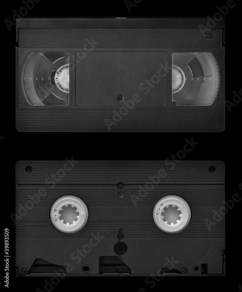 Obraz VHS video cassette both sides