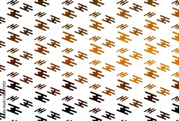 Fototapeta Light Orange vector background with straight lines.