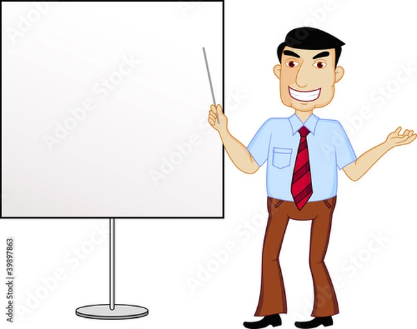 Obraz Businessman presentation