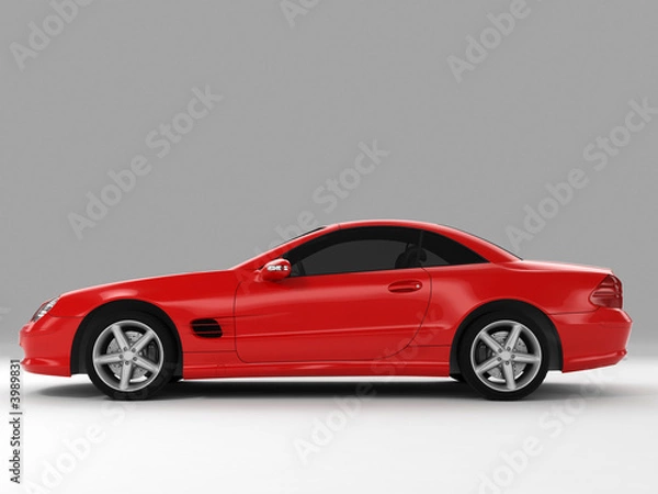 Obraz red sports car