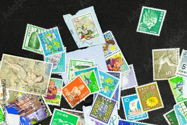Fototapeta 使用済み切手