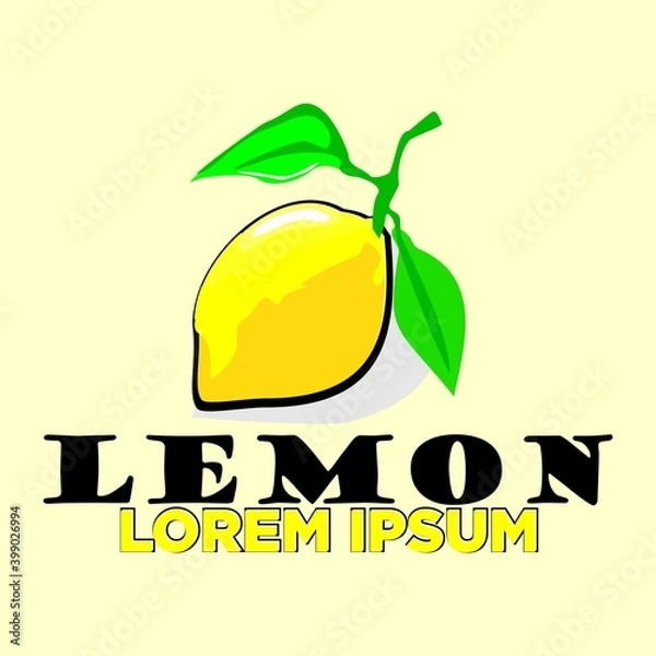 Obraz lemon icon