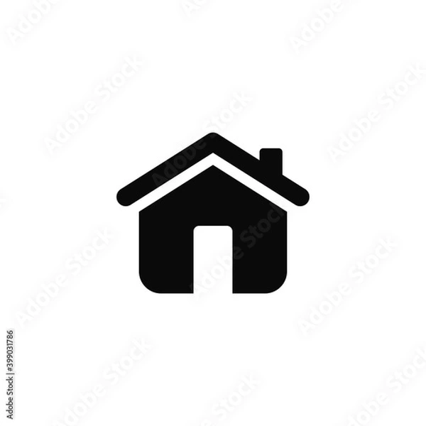 Obraz house flat icon vector illustration