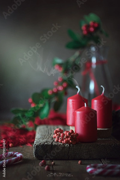 Obraz Christmas candles