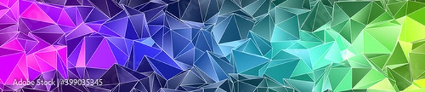 Obraz Abstract Low-Poly background. triangulated texture. Design 3d. Polygonal geometrical pattern. Triangular modern style