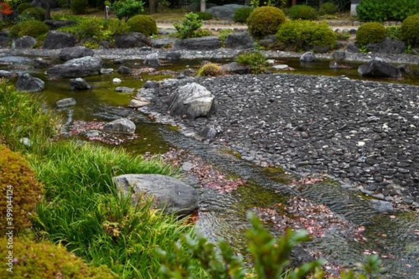 Fototapeta 小川のある風景