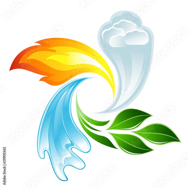 Obraz Cztery elementy życia