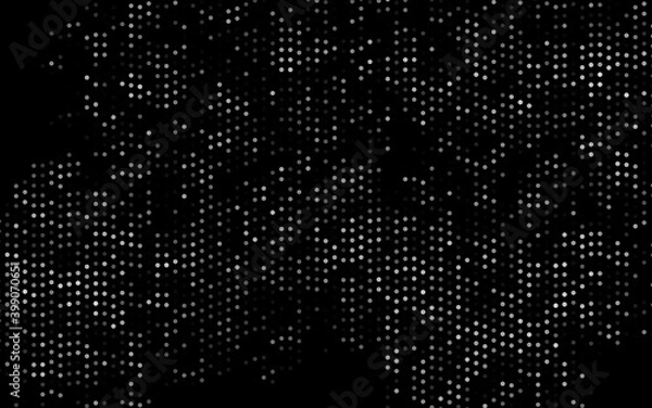 Fototapeta Dark Silver, Gray vector pattern with spheres.