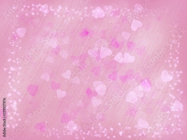 Obraz pattern. Valentine's day. Digital illustration