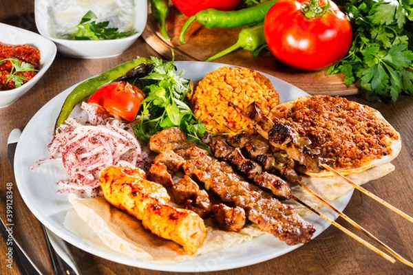 Fototapeta the mixed grill