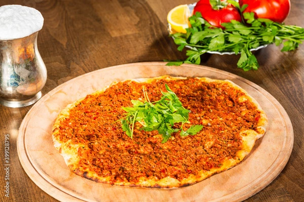 Obraz turkish lahmacun
