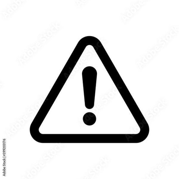 Fototapeta alert icon vector
