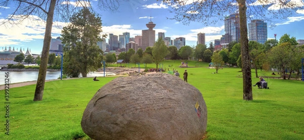 Obraz child playing in a park