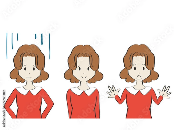 Fototapeta 女性のスタンダードセット