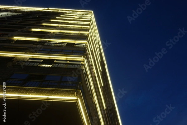 Obraz building at night