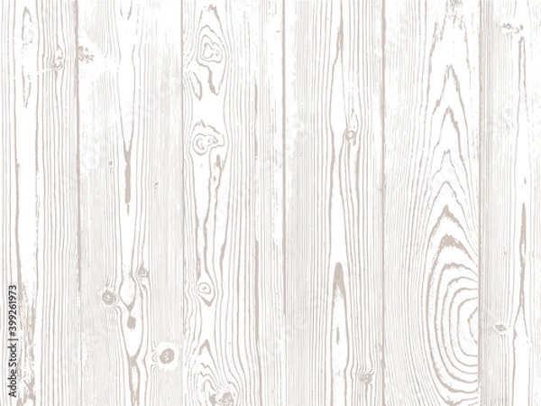 Obraz Vector wood texture. Natural material on white background.