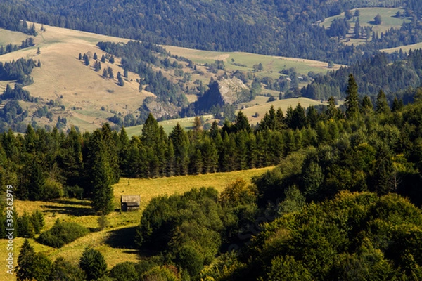 Fototapeta landscape with mountains