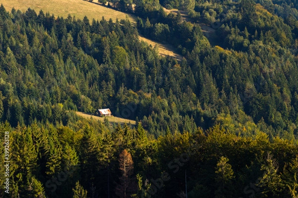 Fototapeta view of the mountains