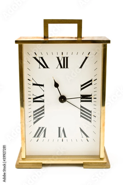 Obraz Golden alarm clock