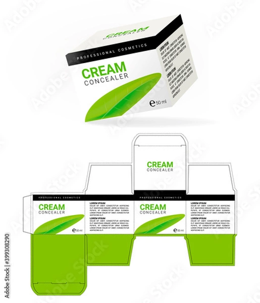 Obraz Cosmetics packaging design