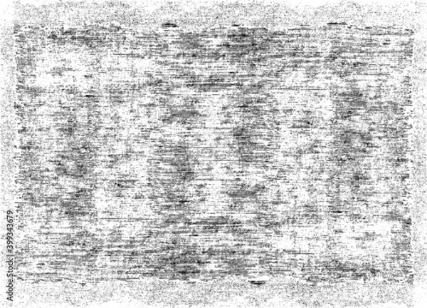Fototapeta Rough black and white texture vector. Distressed overlay texture. Grunge background. Abstract textured effect. Vector Illustration. Black isolated on white background. EPS10