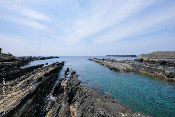 Fototapeta 神奈川県城ヶ島の海岸