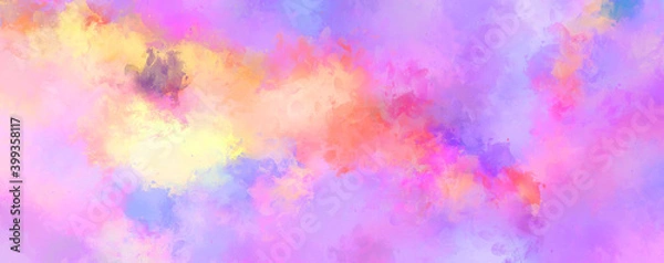 Obraz Artistic abstract background. Texture painted wallpaper. Creative illustration with strokes of paint. Brush pattern painting.