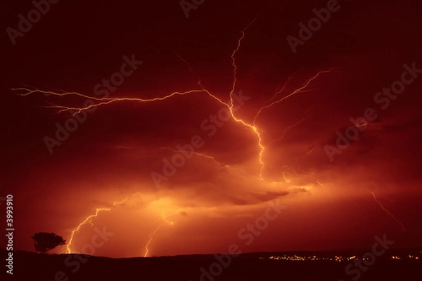 Fototapeta Gewitternacht