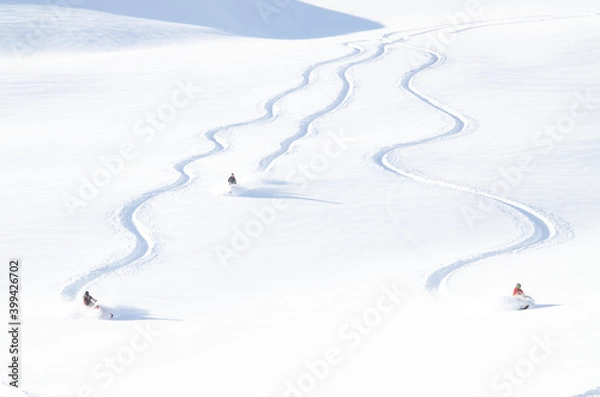 Obraz Snowmobile in Alaska