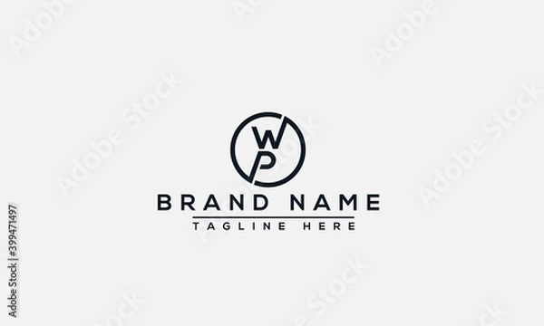 Fototapeta WP Logo Design Template Vector Graphic Branding Element.