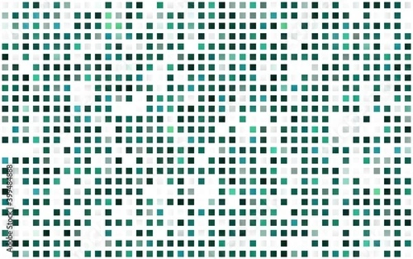 Fototapeta Light Green vector seamless cover in polygonal style.