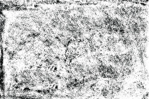 Fototapeta Grunge texture of surface, made from the crumbs of a pencil. Hatching. Surface with dirt, grit. Vector illustration. Overlay template.