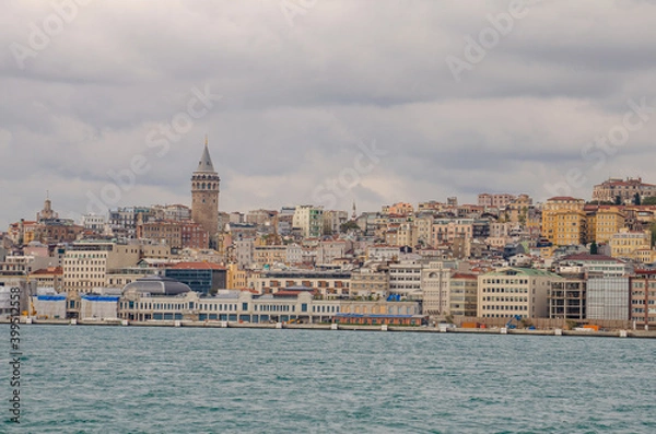 Obraz View of Istanbul from the gulf (Turkey)