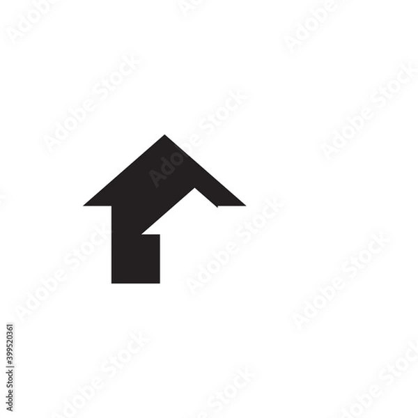 Obraz Home Vector icon illustration design template