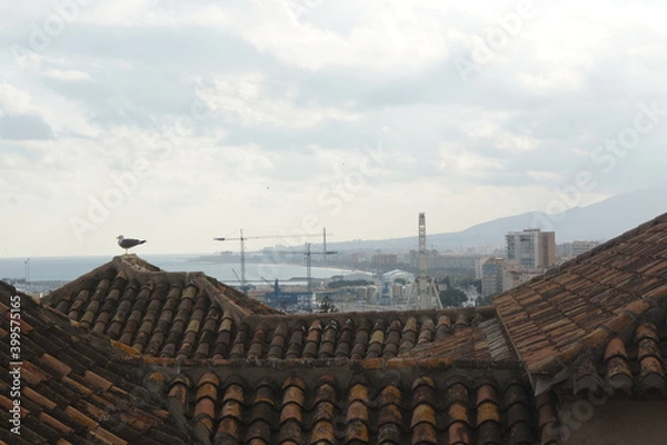 Fototapeta View over Málaga