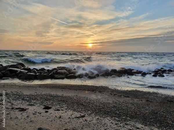 Obraz beach at sunset